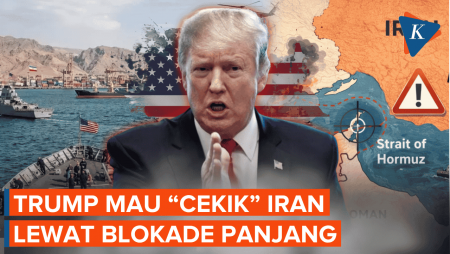 Siasat Trump "Cekik" Iran Melalui Blokade Pelabuhan Berbulan-bulan