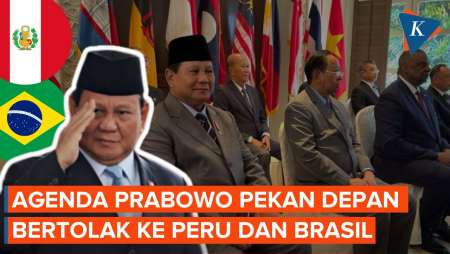 Pekan Depan Prabowo Terbang ke Peru dan Brasil, Apa Saja Agendanya?