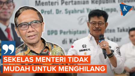 Mahfud MD: KPK Tahu Cara Cari Mentan Syahrul yang Hilang Kontak