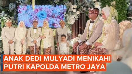 Putra Dedi Mulyadi dan Putri Kapolda Metro Jaya Resmi Menikah, Maharnya Hewan Ternak