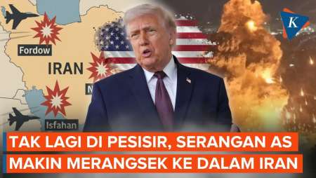 Serangan AS Merangsek Makin Jauh ke dalam Iran, Sipil Juga Jadi Korban