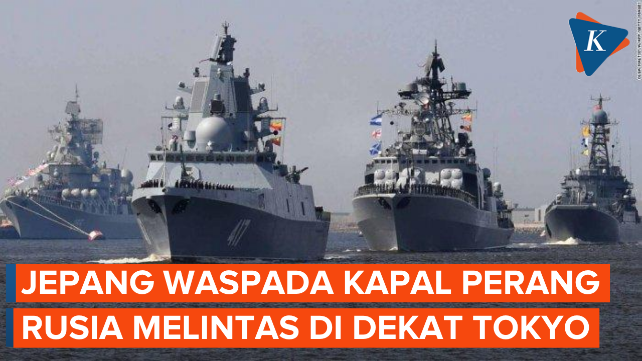 Kapal Perang Rusia Melintas Dekat Prefektur Tokyo