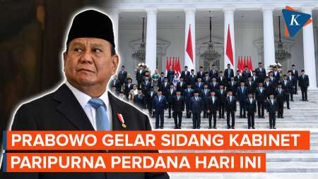 Prabowo Gelar Sidang Kabinet Paripurna Perdana Hari Ini