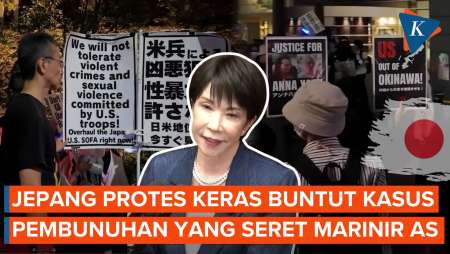 Marinir AS Diduga Bunuh Wanita Okinawa, Warga Jepang Demo, Takaichi Protes Ke Washington
