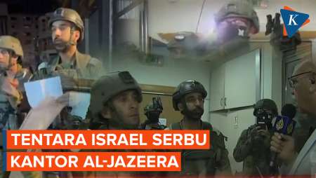 Detik-detik Tentara Israel  Serbu Kantor Al Jazeera, Media Dibungkam?