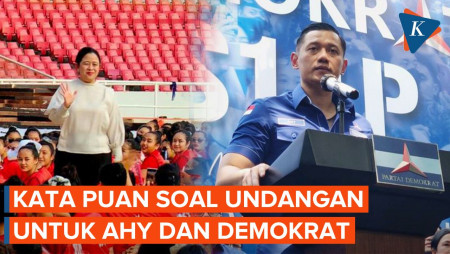 Jawaban Puan Ditanya soal Undang AHY-Demokrat di Acara Puncak Bulan Bung Karno