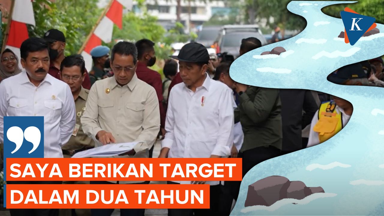 Jokowi Targetkan Normalisasi Ciliwung Rampung pada 2024