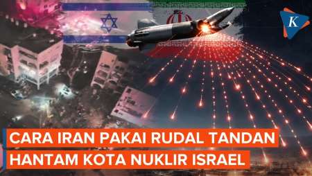Taktik Iran Pakai Rudal Berisi Bom Tandan Tembus Iron Dome Israel