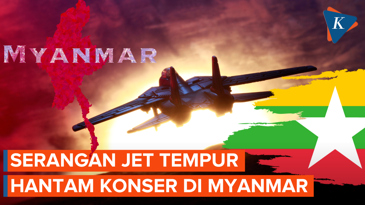 Jet Tempur Junta Myanmar 'Bombardir' Sebuah Konser Musik