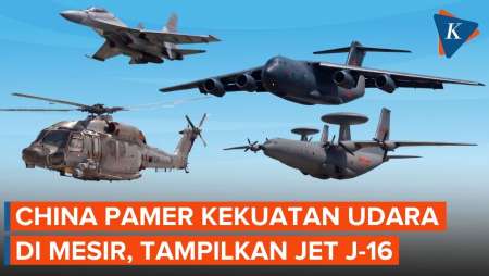 China Pamer Kekuatan Udara Di Mesir, Kerahkan 4 Pesawat Termasuk Jet Tempur J-16