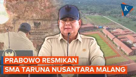 Prabowo Hari Ini Resmikan SMA Taruna Nusantara Di Malang