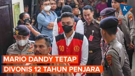 Pengadilan Tinggi Tetap Hukum Mario Dandy 12 Tahun Penjara