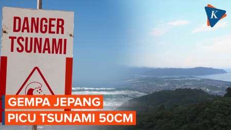 Jepang Diterjang Tsunami 50 Sentimeter Setelah Gempa Magnitudo 7,1