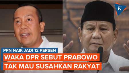 PPN Naik Jadi 12 Persen, Waka DPR Sebut Prabowo Tak Mau Susahkan Rakyat