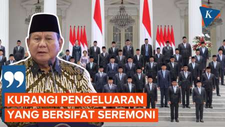 Lagi! Prabowo Wanti-wanti Para Menteri untuk Kurangi Seremoni