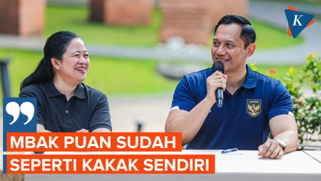 AHY Anggap Puan Maharani sebagai Kakak dan Puji Kepemimpinannya