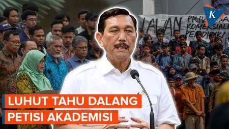 Luhut Tahu Siapa 'Dalang' di Balik Petisi Akademisi