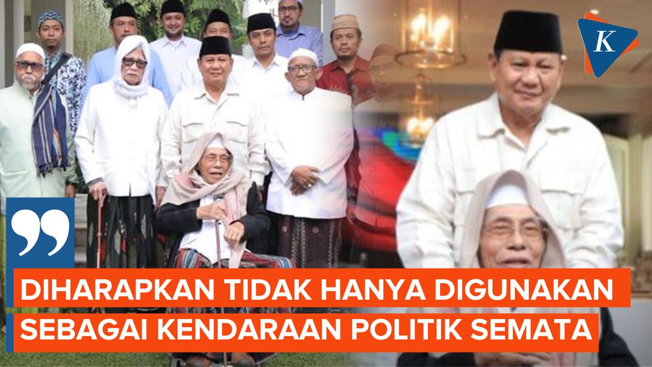 Pesan Para Kiai Sepuh ke Prabowo, Kekuatan NU Jangan Dijadikan Kendaraan Politik