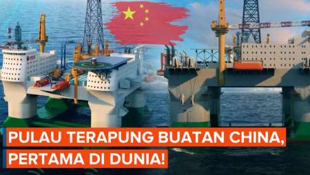 China Luncurkan Pulau Terapung Buatan Pertama Di Dunia, Tahan Segala Cuaca