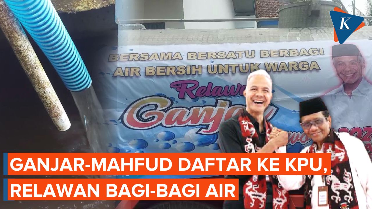 Relawan Buat Perayaan Ini Usai Ganjar Mahfud Daftar Ke Kpu