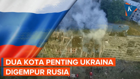 Rusia Serang Dua Kota Penting Ukraina dalam Semalam