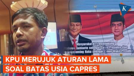 KPU: Aturan Lama Batas Usia Capres-Cawapres Masih Berlaku