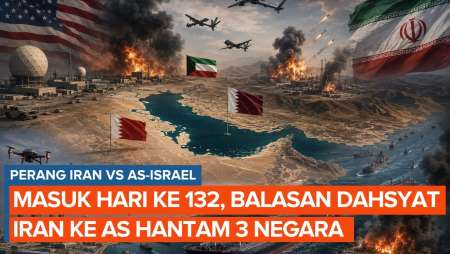 Hari Ke-132 Perang: Iran Balas Serang Pangkalan AS Di Tiga Negara, Hormuz Kian Mencekam
