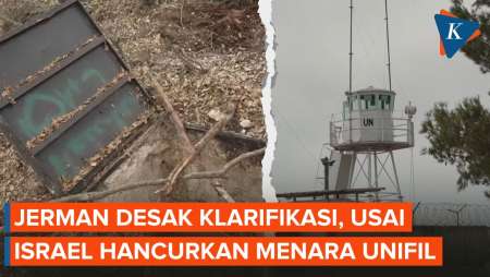 Buldoser Israel Hancurkan Menara Pengawas UNIFIL, Jerman Desak Israel Klarifikasi