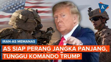 AS Siapkan Serangan Berminggu-minggu ke Iran, Tinggal Tunggu Perintah Trump