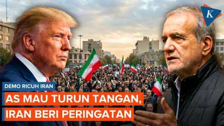Respons Teheran Setelah AS Siap Turun Tangan Bela Demonstran Iran