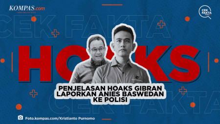 Penjelasan Hoaks Gibran Laporkan Anies Baswedan ke Polisi