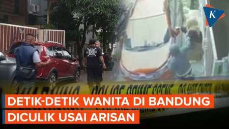 Detik-detik Wanita di Bandung Diculik Pria Bersenjata Mirip Pistol