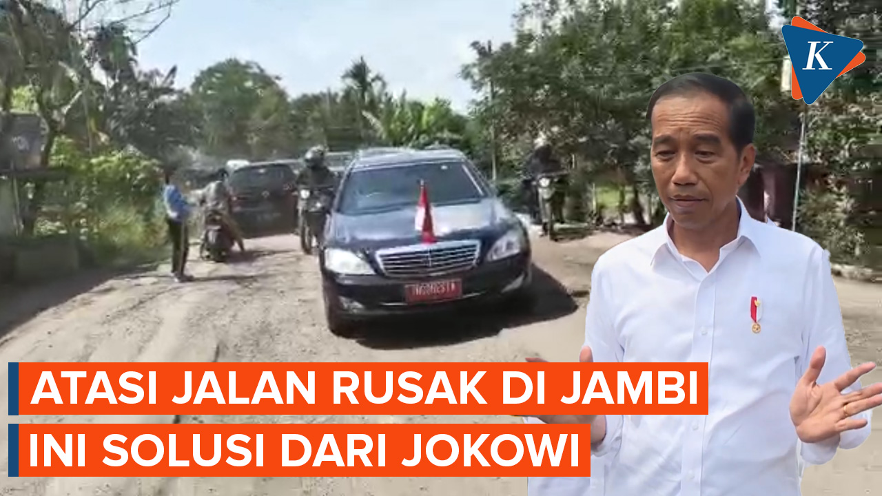  Akui Jalanan di Jambi Rusak Parah, Ini Solusi dari Jokowi untuk Perbaiki Kondisi