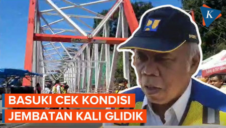 Menteri PUPR Beberkan Penyebab Jembatan Kali Glidik Lumajang-Malang Hanyut