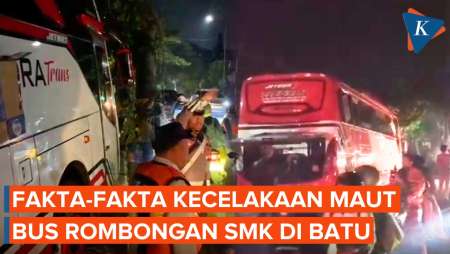 Sederet Fakta Kecelakaan Maut Bus Rombongan Siswa SMK di Batu, 4 Orang Tewas