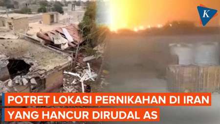 Penampakan Lokasi Pesta Pernikahan Di Iran Yang Hancur Dirudal AS