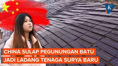 Menakjubkan! China Sulap Pegunungan Berbatu Jadi Sumber Tenaga Surya Raksasa Di Guizhou