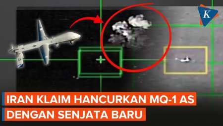 Detik-detik Iran Hancurkan Drone MQ-1 AS Dengan Senjata Baru