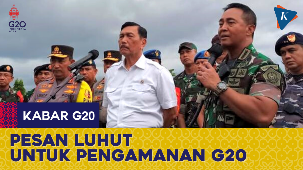 Pantau Kesiapan Keamanan KTT G20, Ini Pesan Luhut ke Pasukan TNI
