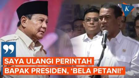 Perintah Tegas Prabowo Ke Amran: 15 Juta Petani Harus Dibela!