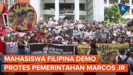 Mahasiswa di Filipina Demo, Protes Pemangkasan Anggaran dan Skandal Korupsi