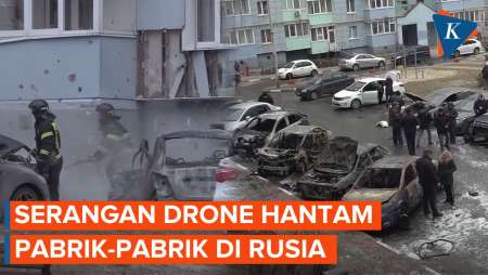 Drone Serang Wilayah Rusia 1.100 Km dari Perbatasan Ukraina