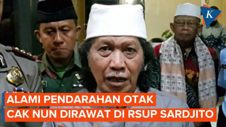 Cak Nun Dirawat di RSUP Sardjito Yogyakarta karena Pendarahan Otak