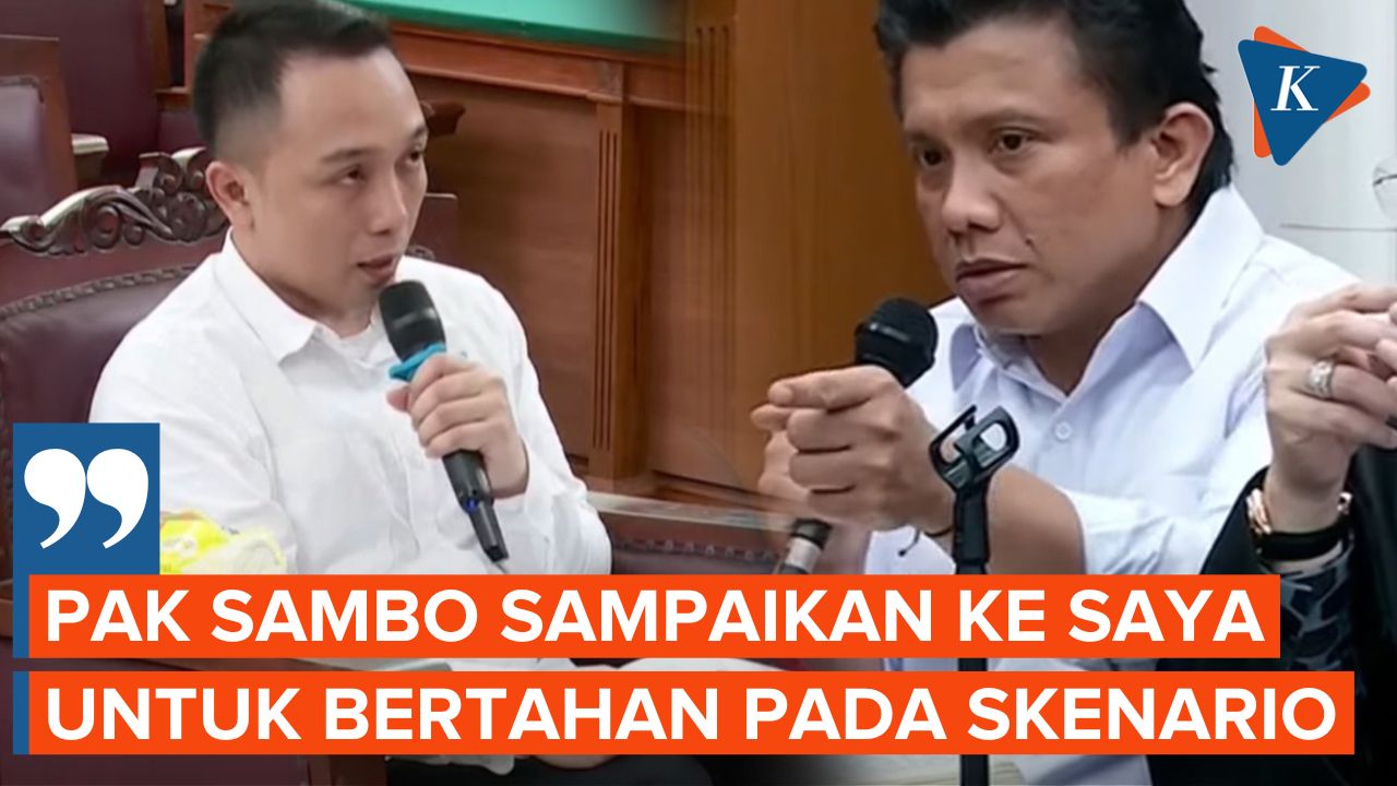 Ricky Mengaku Ditekan Sambo Agar Bertahan pada Skenario