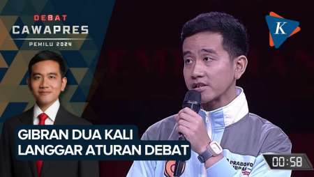 Momen Gibran 2 Kali Langgar Aturan: Keluar Podium dan Tidak Jelaskan Istilah