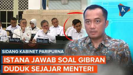 [FULL] Alasan Posisi Gibran Sejajar Menteri Di Sidang Kabinet, Ini Kata Istana!