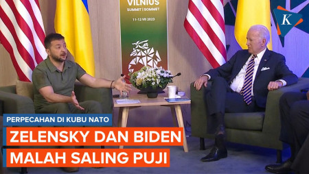 Puja-puji Zelensky dan Biden Ditengah Perpecahan di Kubu NATO