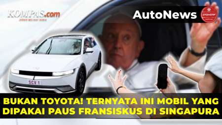 Bukan Toyota, Paus Fransiskus Pakai Ioniq 5 di Singapura