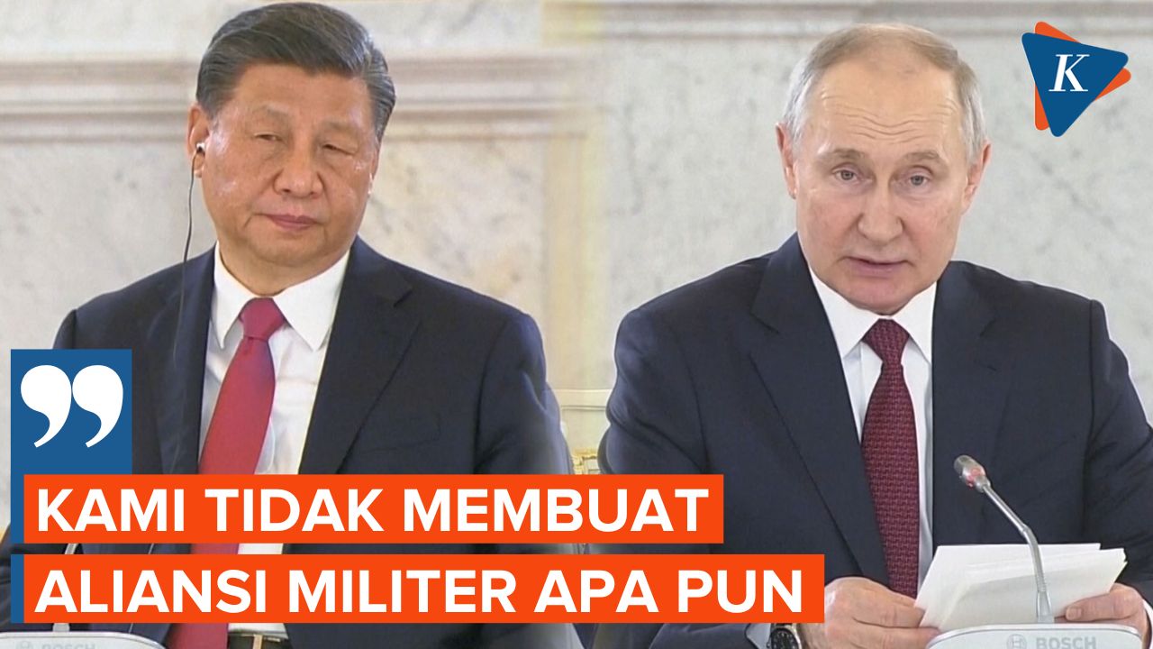 Putin Tegaskan Rusia-China Tak Ciptakan Ancaman dengan Buat Aliansi Militer
