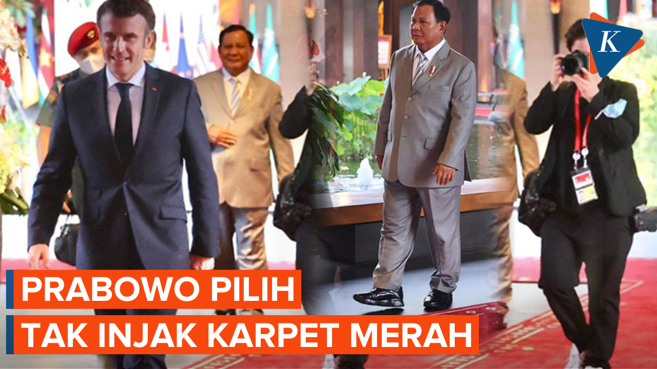 Momen Prabowo Pilih Tak Injak Karpet Merah di G20